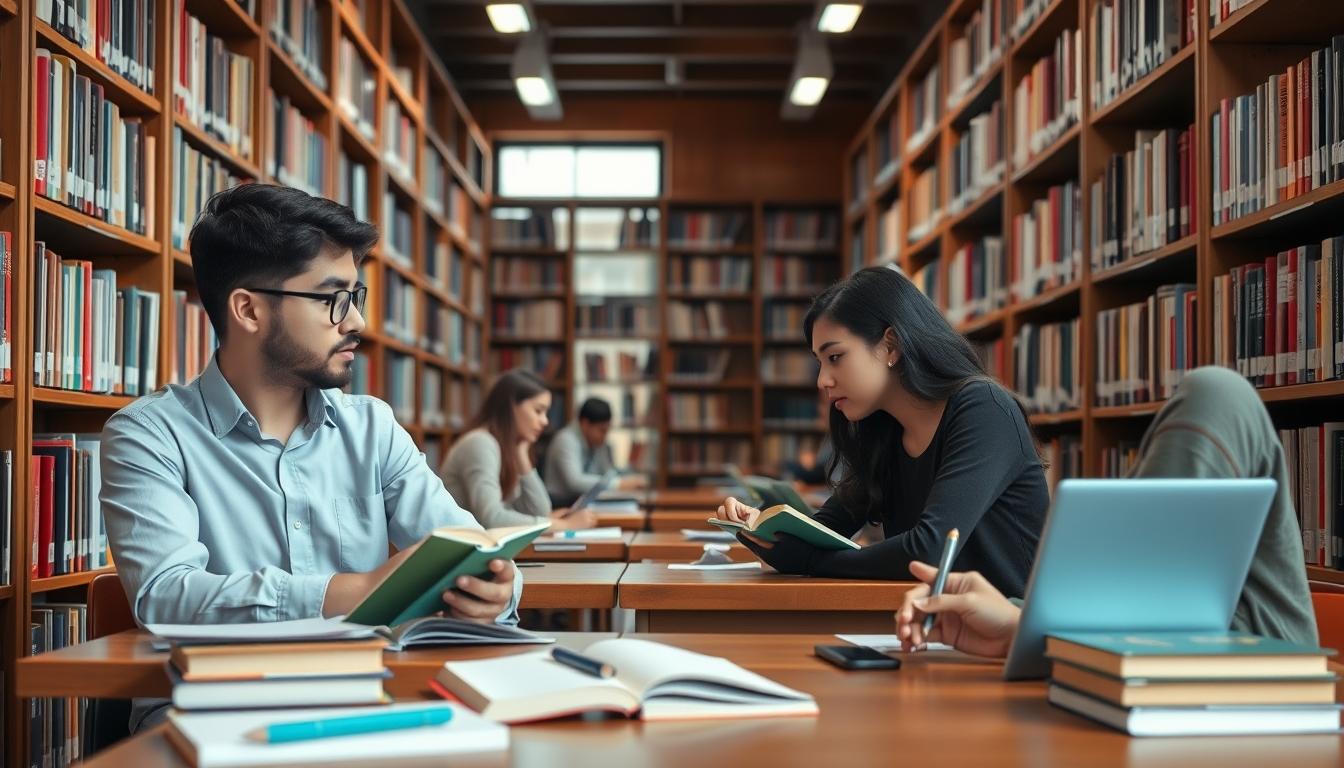 Student developing practical and academic skills